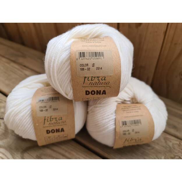 DONA Fibra Natura- 100% Superwash Extra fine merino, 50gr/ 115m, Nr 106-32