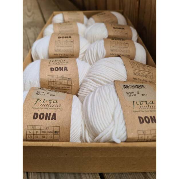 DONA Fibra Natura- 100% Superwash Extra fine merino, 50gr/ 115m, Nr 106-32