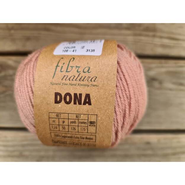 DONA Fibra Natura- 100% Superwash Extra fine merino, 50gr/ 115m, Nr 106-41