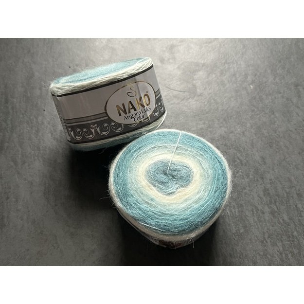 ANGORA LUKS Color Nako- 5% moher, 15% wool, 80% premium akrilik, 150 gr/ 810m, Nr 82364