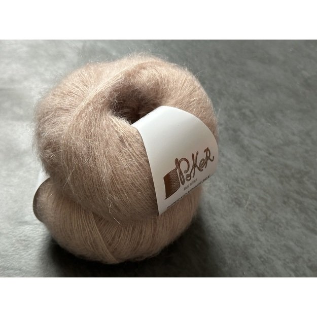 POKER Super kid mohair silk- 75% mohair sk, 25% silk, 25gr/ 212m, Nr 0187