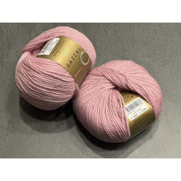 BABY ALPACA Gazzal- 45% Superwash Merino fine, 55% Baby alpaca, 50gr/ 160, Nr 46024