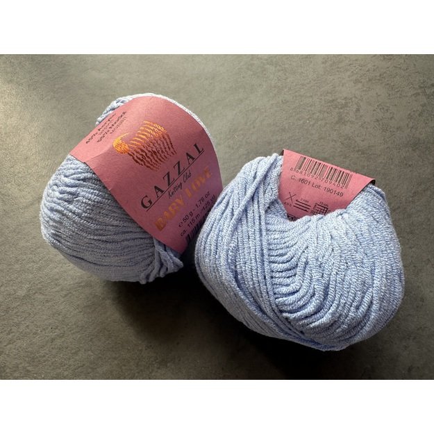 BABY LOVE Gazzal  45% Acrylic,  55% Modal, 50gr/ 115m, Nr 1601