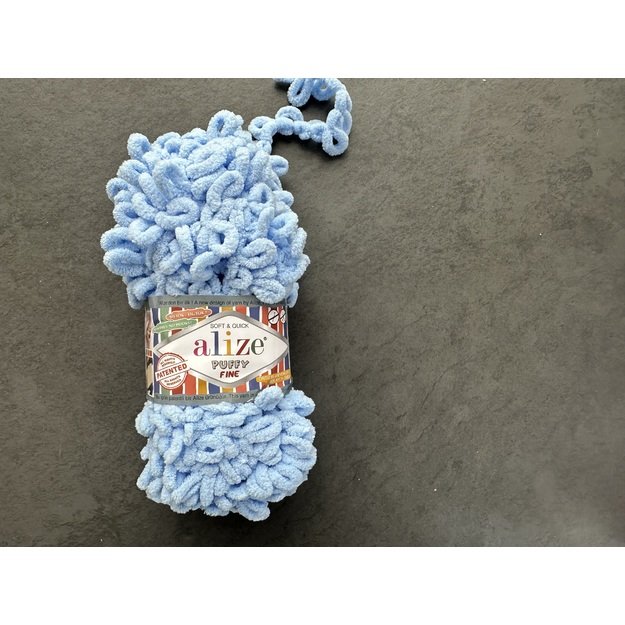 PUFFY FINE Alize 100% Micropolyester, 100 gr / 14,5 m, Nr 218