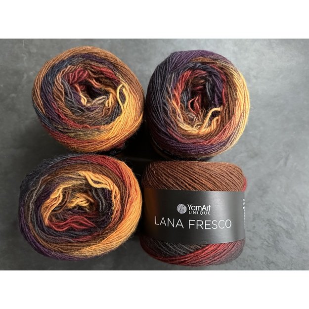 LANA FRESCO- 100% wool, 100gr/ 380m, Nr 8111 3