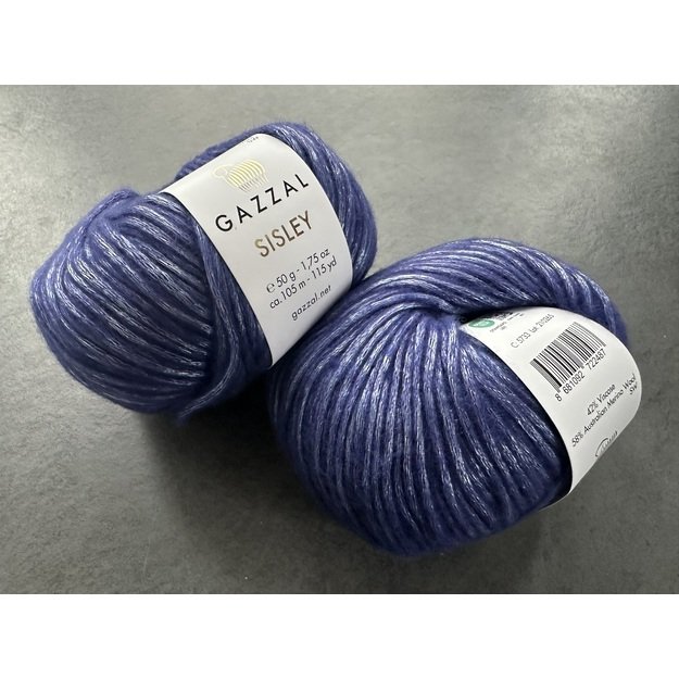SISLEY - 58% Australian merino wool, 42% viscose, 50 g / 105 m, No. 5733