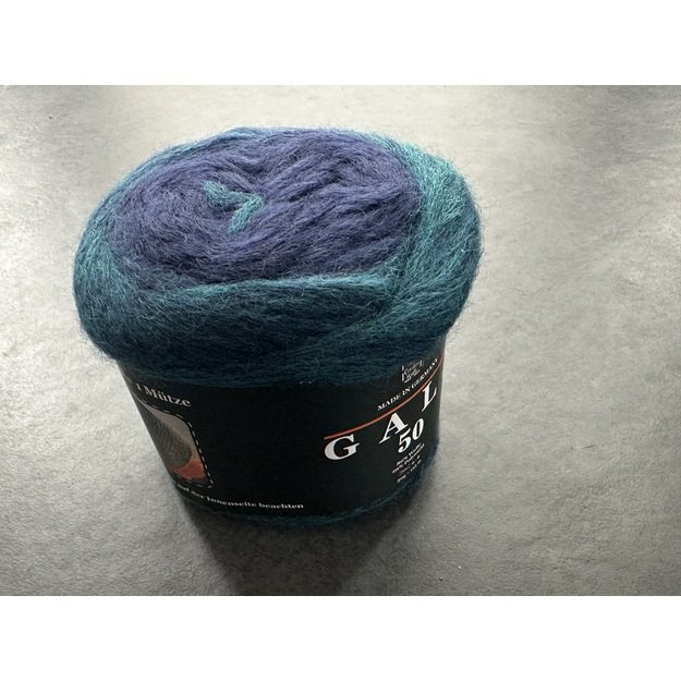 GALA-50-  80% wool, 20% polyamide, 50 gr/125 m, Nr 110-petrol 1