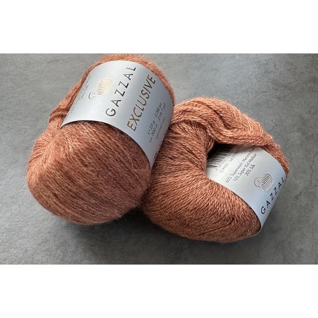 EXCLUSIVE Gazzal- 60% superwash merino fine, 10% super kid mohair, 30% mulberry silk, 25gr/ 200m, Nr 9929 2