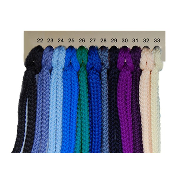 Virvelė megzta, poliesterinė, su užpildu, 5,5-6,0 mm - Nr 28