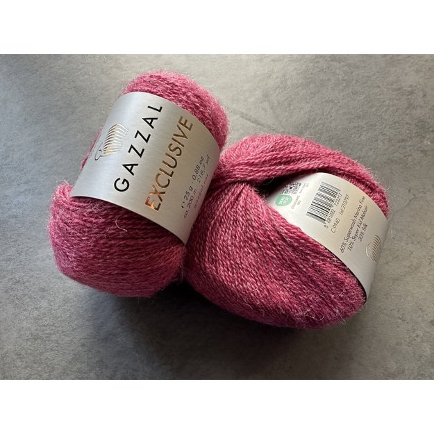 EXCLUSIVE Gazzal- 60% superwash merino fine, 10% super kid mohair, 30% mulberry silk, 25gr/ 200m, Nr 9940 2