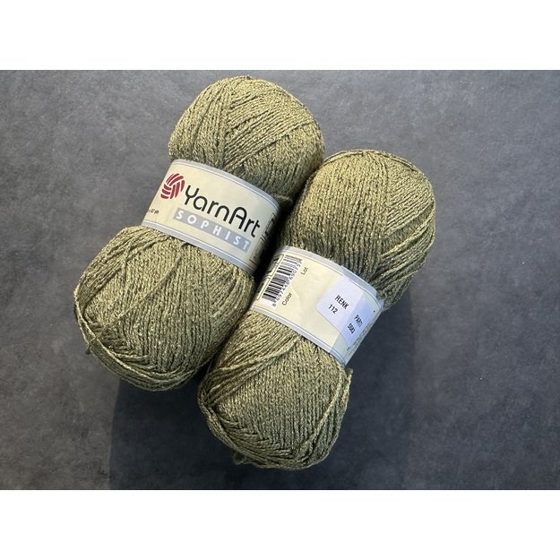 SOPHIST YarnArt- 56% Polyamide, 26% Soft Viscose, 18% Dralon, 100gr/ 400m, Nr 112