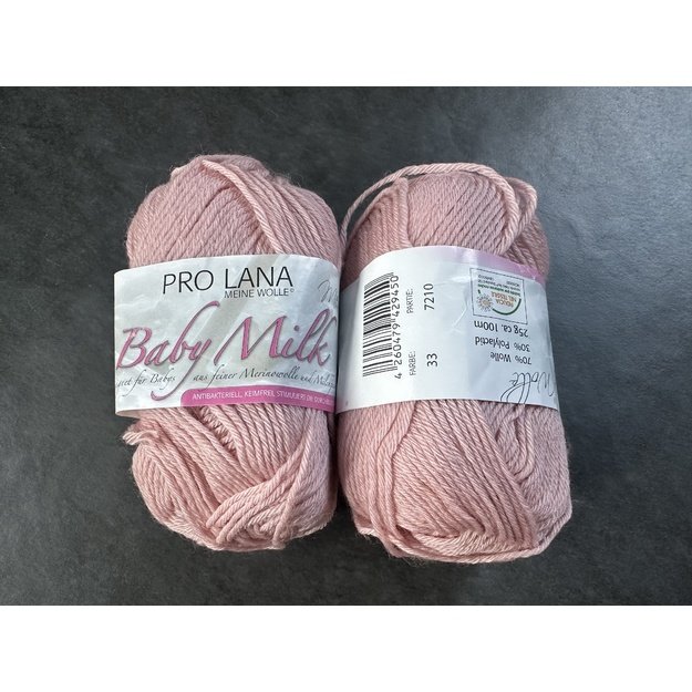 BABY MILK Pro Lana- 70% wolle, 30% polylactid, 25 gr/ 100m, Nr 33
