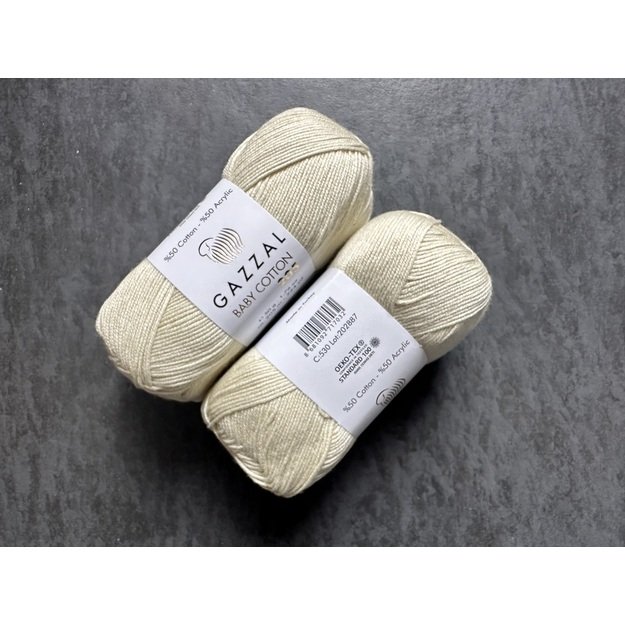 BABY COTTON 205 Gazzal- 50% cotton, 50% acrylic, 50 gr/ 205m, Nr 530