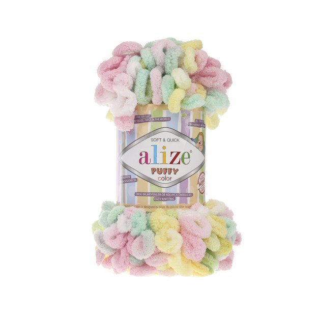 PUFFY COLOR- 100% Micropolyester, 100 gr/ 9m, Nr 5862