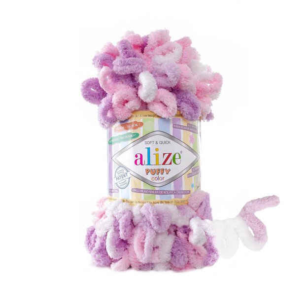 PUFFY COLOR- 100% Micropolyester, 100 gr/ 9m, Nr 6051