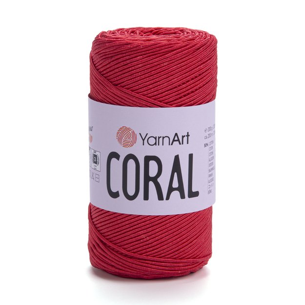 CORAL YarnArt- 50% cotton, 50% polyester, 200gr/ 200m, Nr 1907