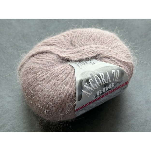 ANGORA70 BBB- 70% Angora, 10% merino wool, 20% poliamide, 25gr/ 125m, Nr 1707