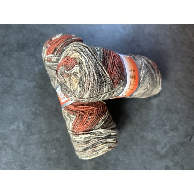 BONITO ETHNIC lanoso- 49% wool, 51% acrylic, 100gr/ 300m, Nr 1200