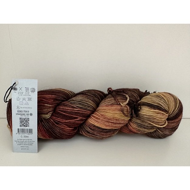 HAPPY FEET Gazzal- 75% Superwash Merino Wool, 25% Polyamide, 100gr/ 330m, Nr 3264