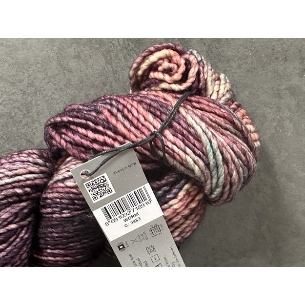 WORM Gazzal- 100% Superwash Merino Fine Wool, 150gr/ 120m, Nr 3883