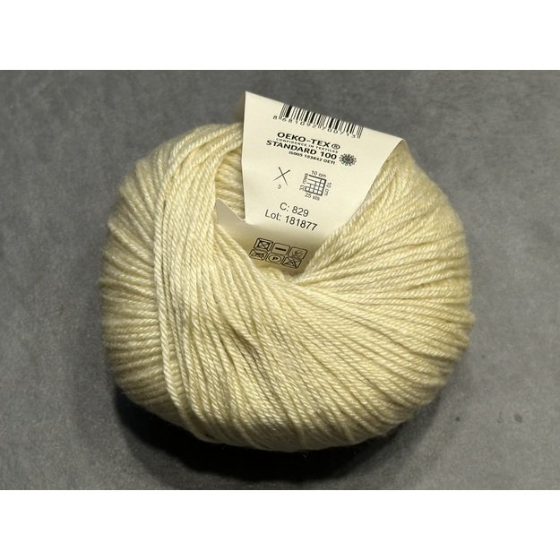 BABY WOOL Gazzal- 40% acrylic, 20% cashmere PA, 40% lana merino, 50gr/ 175m, Nr 829