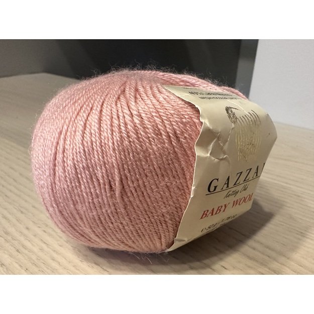 BABY WOOL Gazzal- 40% acrylic, 20% cashmere PA, 40% lana merino, 50gr/ 175m, Nr 845