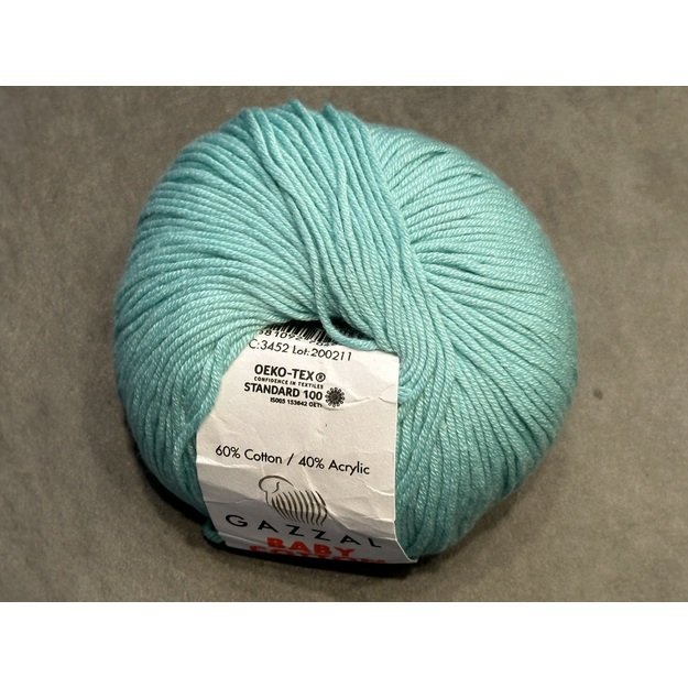 BABY COTTON Gazzal- 60% cotton, 40% acrylic, 50gr/ 165m, Nr 3452