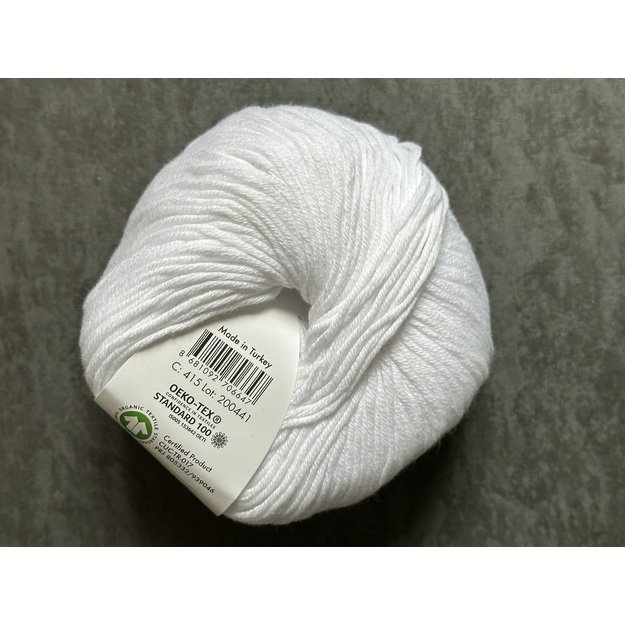 ORGANIC BABY COTTON Gazzal- 100% organic cotton, 50gr/ 115m, Nr 415