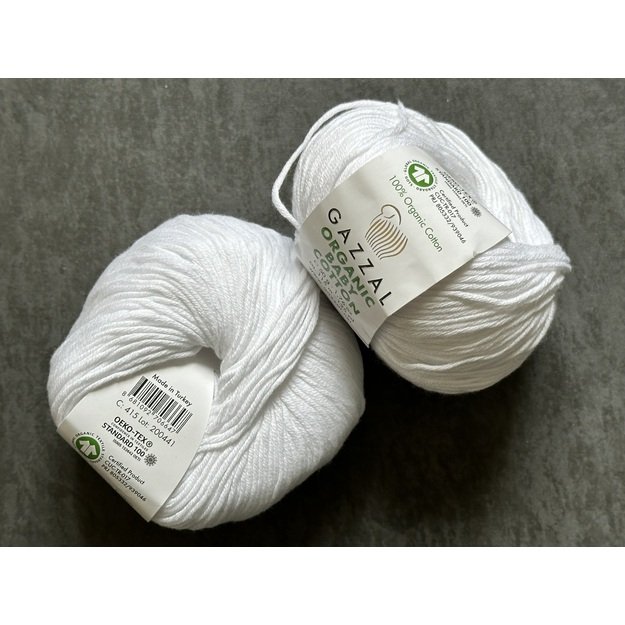 ORGANIC BABY COTTON Gazzal- 100% organic cotton, 50gr/ 115m, Nr 415