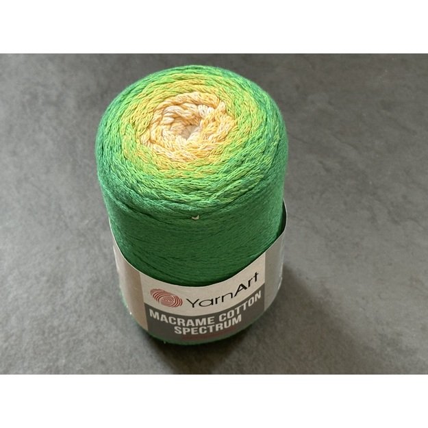 MACRAME COTTON SPECTRUM YarnArt- 80% cotton, 20% polyester, 250gr/ 225m, Nr 1313