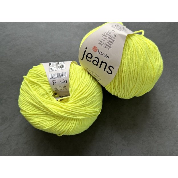 JEANS YarnArt- 55% cotton, 45% PAC, 50gr/ 160m, Nr 58