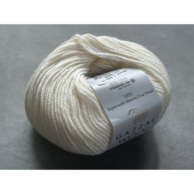 WOOL 115 Gazzal- 100% superwash merino fine wool, 50gr/ 115m, Nr. 3300