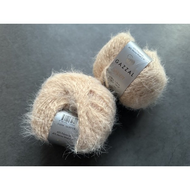 TEDDY Gazzal- 60% Polyamide, 40% Merino wool, 50gr/ 150m, Nr 6534