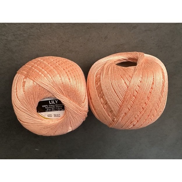 LILY- 100% Cotton Mercerized, 50gr/ 225m, Nr 6322