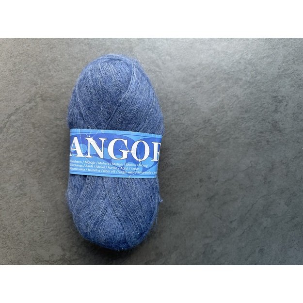 Angora2- 50% Mohair (moheris), 30% Acrylic ( akrilanas), 20% Virgin wool (jauna vilna), 100gr/ 750m, Nr 625