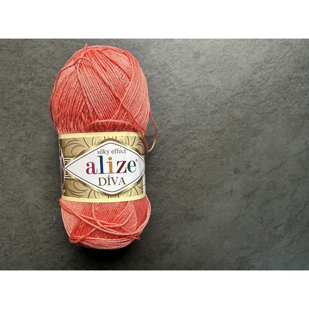 DIVA Alize- 100% microfiber acrylic, 100gr/ 350m, Nr 619