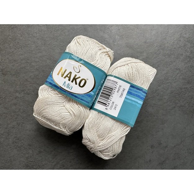 MIA Nako- 100% Merserize Pamuk, 50gr/ 170m, Nr 2472