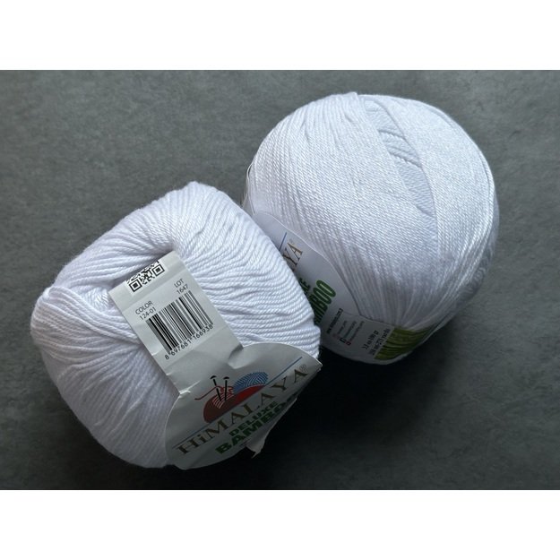 BAMBOO DELUXE Himalaya -60% bamboo, 40% cotton, 100gr/ 250m, Nr 124-01