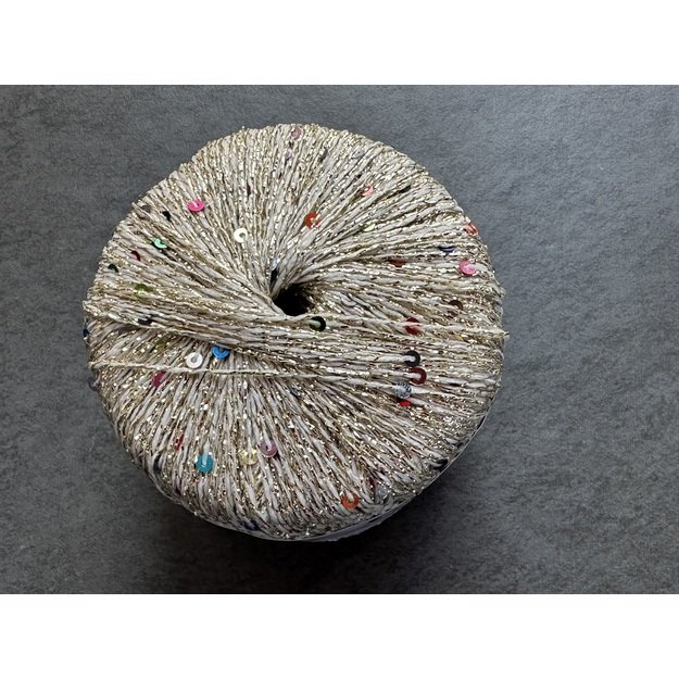 PARLA Lanoso - 75 % Glitter Yarn, 25% Payette Sim , 217 m / 25 Gr, Nr 1300