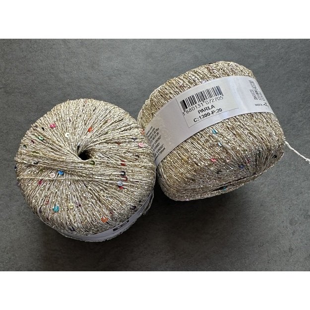 PARLA Lanoso - 75 % Glitter Yarn, 25% Payette Sim , 217 m / 25 Gr, Nr 1300