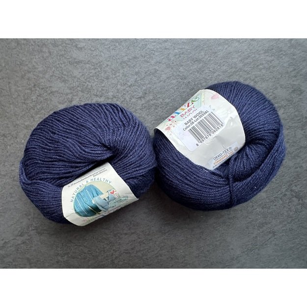 BABY WOOL Alize- 40% Wool, 40% Acrylic, 20% Bamboo, 50gr/ 175m, Nr 58