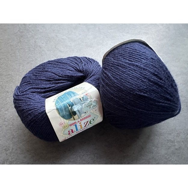 BABY WOOL Alize- 40% Wool, 40% Acrylic, 20% Bamboo, 50gr/ 175m, Nr 58