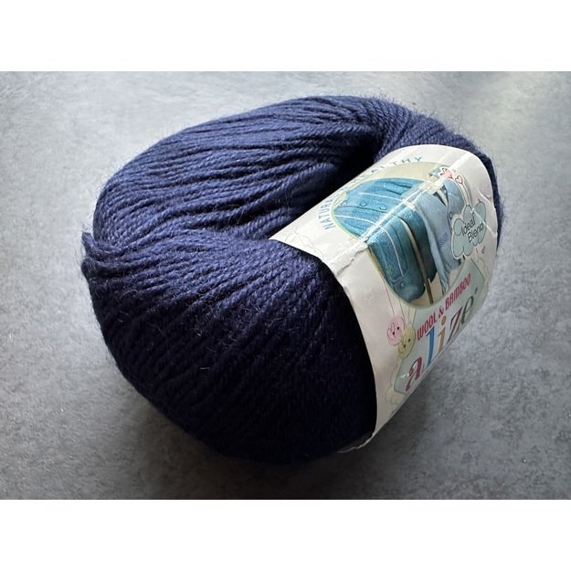 BABY WOOL Alize- 40% Wool, 40% Acrylic, 20% Bamboo, 50gr/ 175m, Nr 58