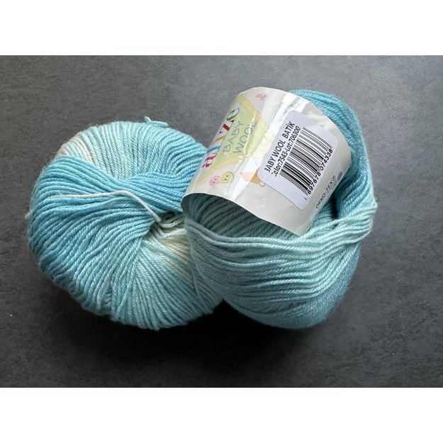 BABY WOOL Alize- 40% Wool, 40% Acrylic, 20% Bamboo, 50gr/ 175m, Nr 7543