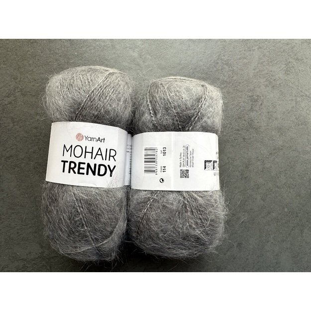 MOHAIR TRENDY YarnArt- 50% mohair, 50% acrylic, 100gr/ 220m, Nr 114