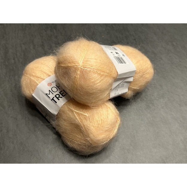 MOHAIR TRENDY YarnArt- 50% mohair, 50% acrylic, 100gr/ 220m, Nr 145