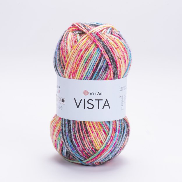 VISTA YarnArt - 25% wool,  75% acrylic, 100gr/ 280m Nr 9210