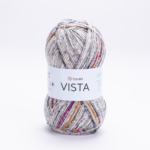 VISTA YarnArt - 25% wool,  75% acrylic, 100gr/ 280m Nr 9201