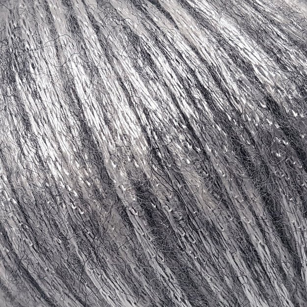 ROCK N ROLL- 9% merino wool, 21% acryli, 70% polyamide, 50gr/ 115m, Nr sidabrine-atsukama iš ritės