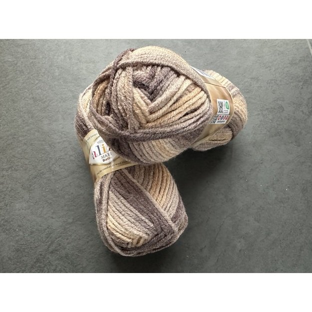 SUPERLANA MAXI BATIK Alize- 25% Wool , 75% Acrylic- 100 gr / 100 m, Nr 7800